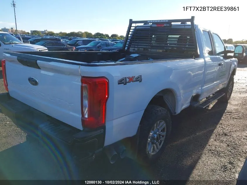 2024 Ford F250 Super Duty VIN: 1FT7X2BT2REE39861 Lot: 12080130