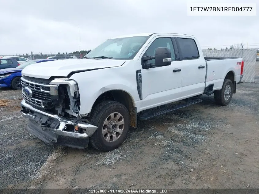 2024 Ford F250 Super Duty VIN: 1FT7W2BN1RED04777 Lot: 12157008