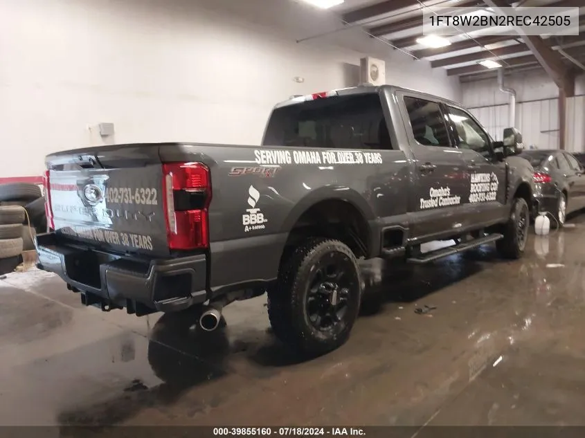 2024 Ford F-250 Xlt VIN: 1FT8W2BN2REC42505 Lot: 39855160