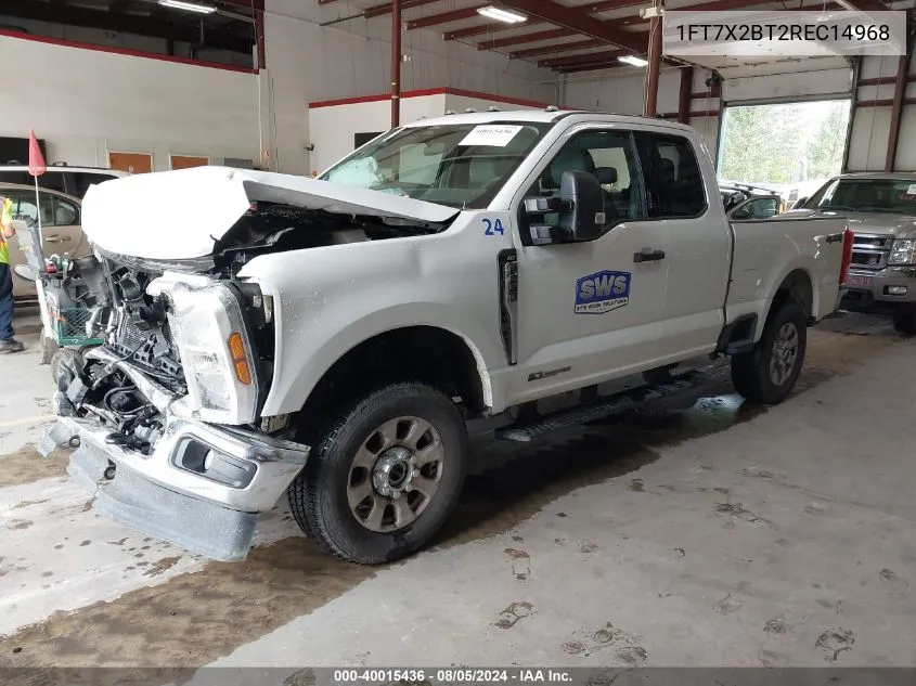 2024 Ford F-250 Xlt VIN: 1FT7X2BT2REC14968 Lot: 40015436