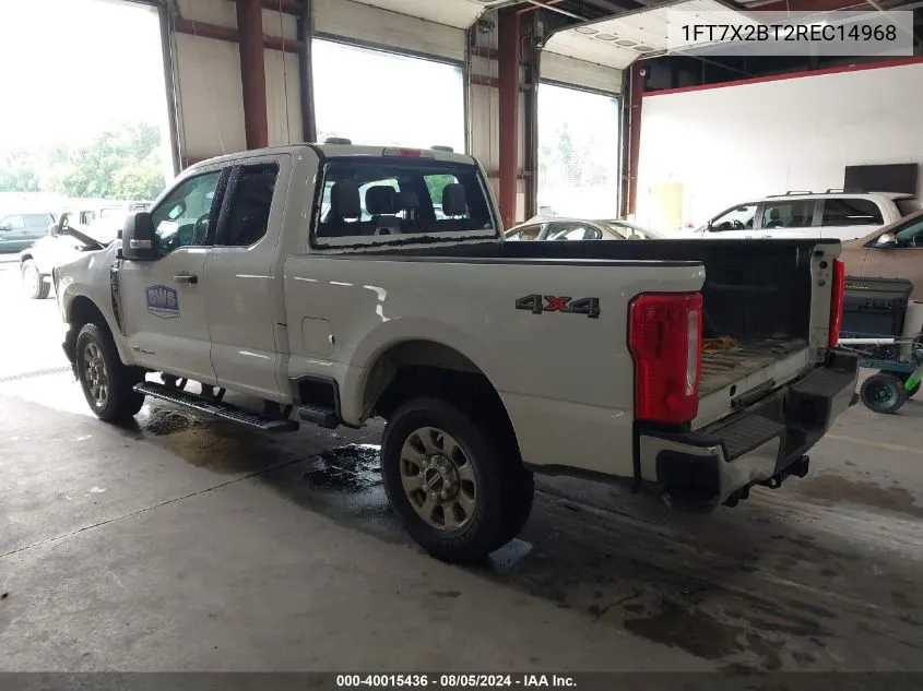 2024 Ford F-250 Xlt VIN: 1FT7X2BT2REC14968 Lot: 40015436