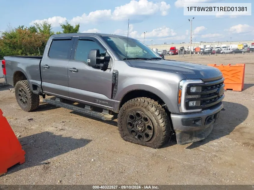 2024 Ford F-250 Xlt VIN: 1FT8W2BT1RED01381 Lot: 40322527