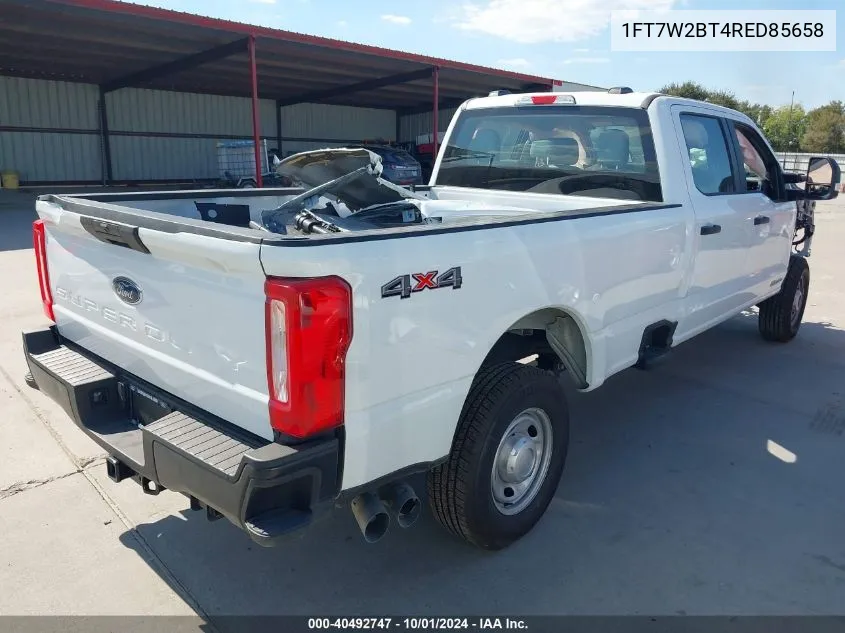 2024 Ford F-250 Xl VIN: 1FT7W2BT4RED85658 Lot: 40492747