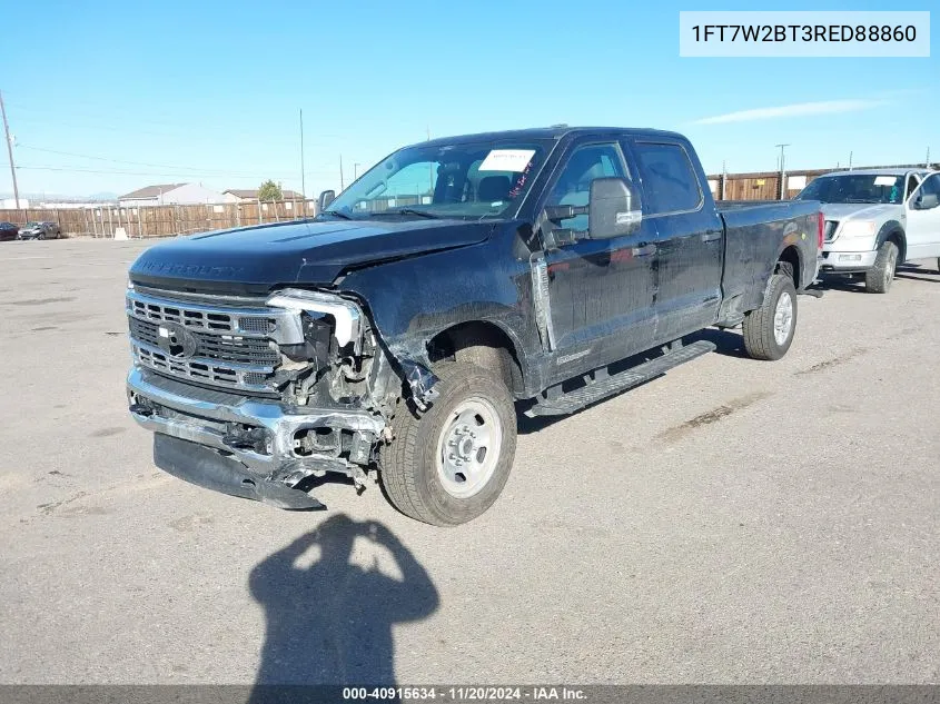 2024 Ford F-250 Xlt VIN: 1FT7W2BT3RED88860 Lot: 40915634