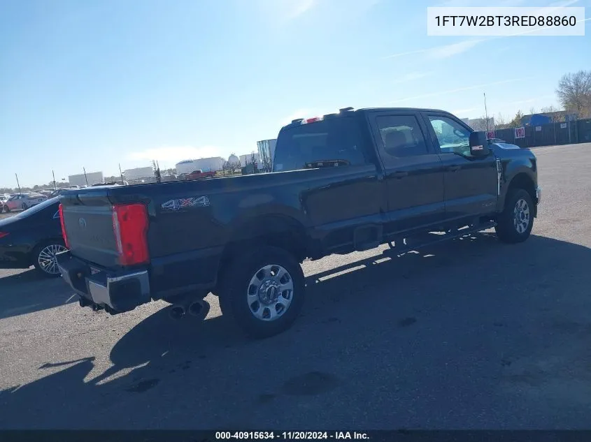 2024 Ford F-250 Xlt VIN: 1FT7W2BT3RED88860 Lot: 40915634