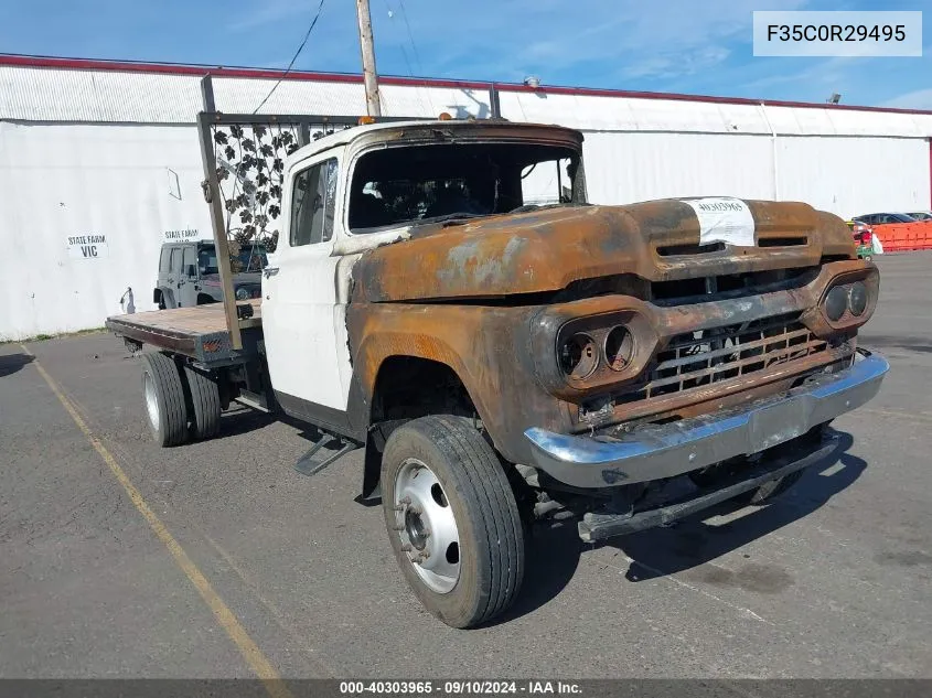 1960 Ford F350 VIN: F35C0R29495 Lot: 40303965