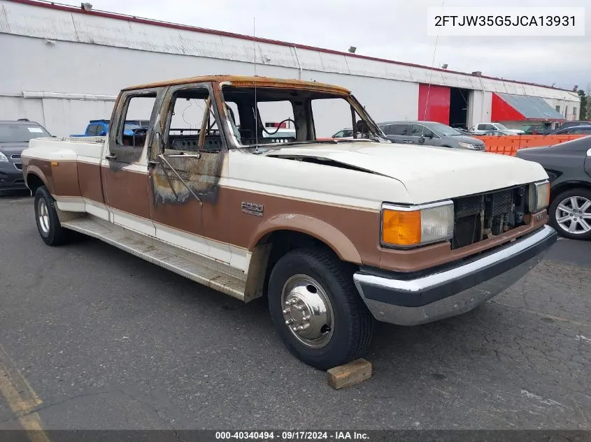 1988 Ford F350 VIN: 2FTJW35G5JCA13931 Lot: 40340494