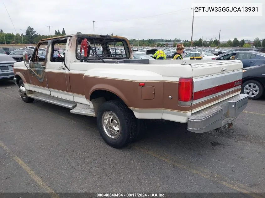 1988 Ford F350 VIN: 2FTJW35G5JCA13931 Lot: 40340494