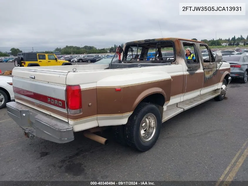 1988 Ford F350 VIN: 2FTJW35G5JCA13931 Lot: 40340494