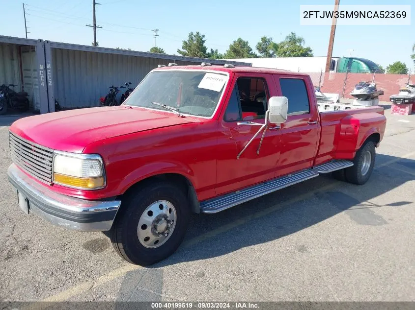 1992 Ford F350 VIN: 2FTJW35M9NCA52369 Lot: 40199519