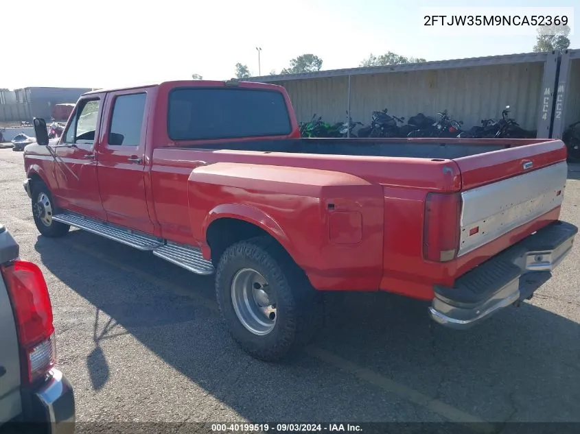 1992 Ford F350 VIN: 2FTJW35M9NCA52369 Lot: 40199519