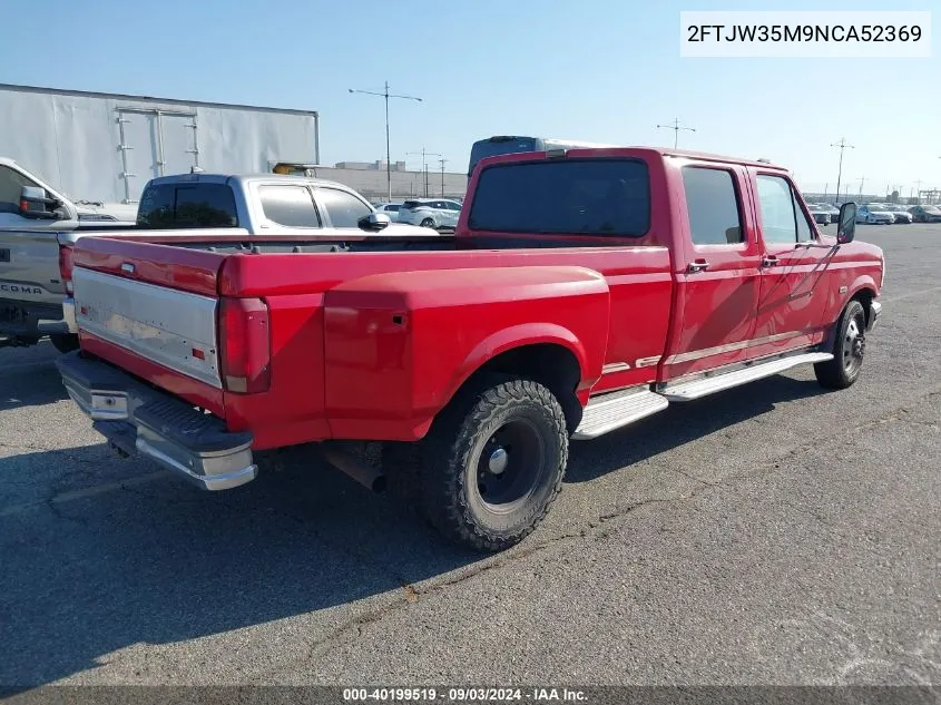 1992 Ford F350 VIN: 2FTJW35M9NCA52369 Lot: 40199519