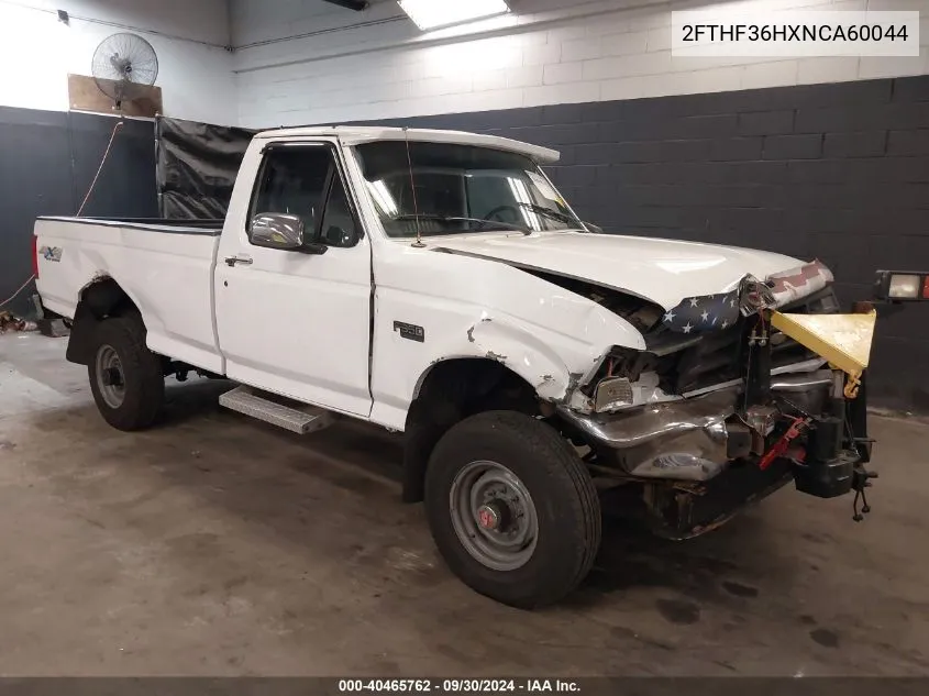 1992 Ford F350 VIN: 2FTHF36HXNCA60044 Lot: 40465762