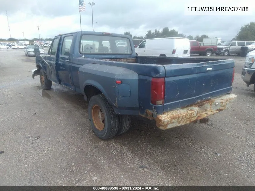 1994 Ford F350 VIN: 1FTJW35H4REA37488 Lot: 40009595