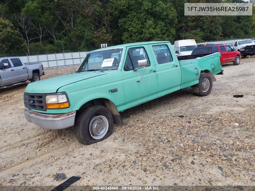 1994 Ford F350 VIN: 1FTJW35H6REA25987 Lot: 40348468