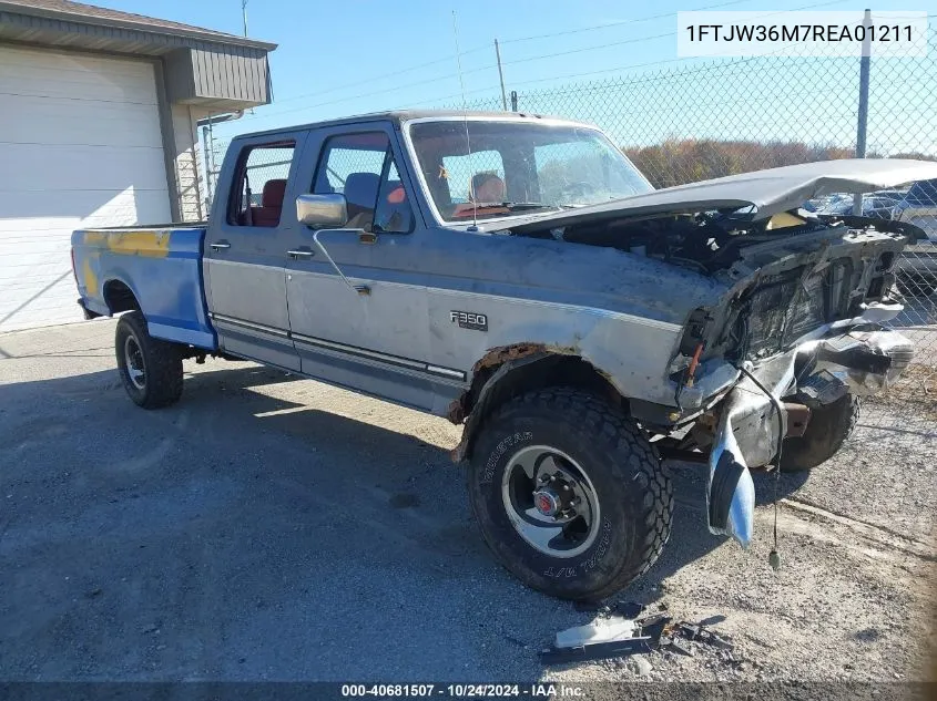 1994 Ford F350 VIN: 1FTJW36M7REA01211 Lot: 40681507