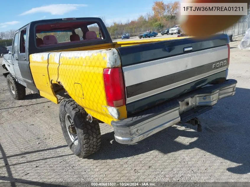 1994 Ford F350 VIN: 1FTJW36M7REA01211 Lot: 40681507