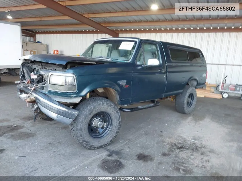 1995 Ford F350 VIN: 2FTHF36F4SCA65802 Lot: 40685096