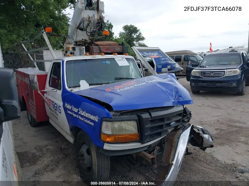 1996 Ford F350 VIN: 2FDJF37F3TCA66078 Lot: 39805814