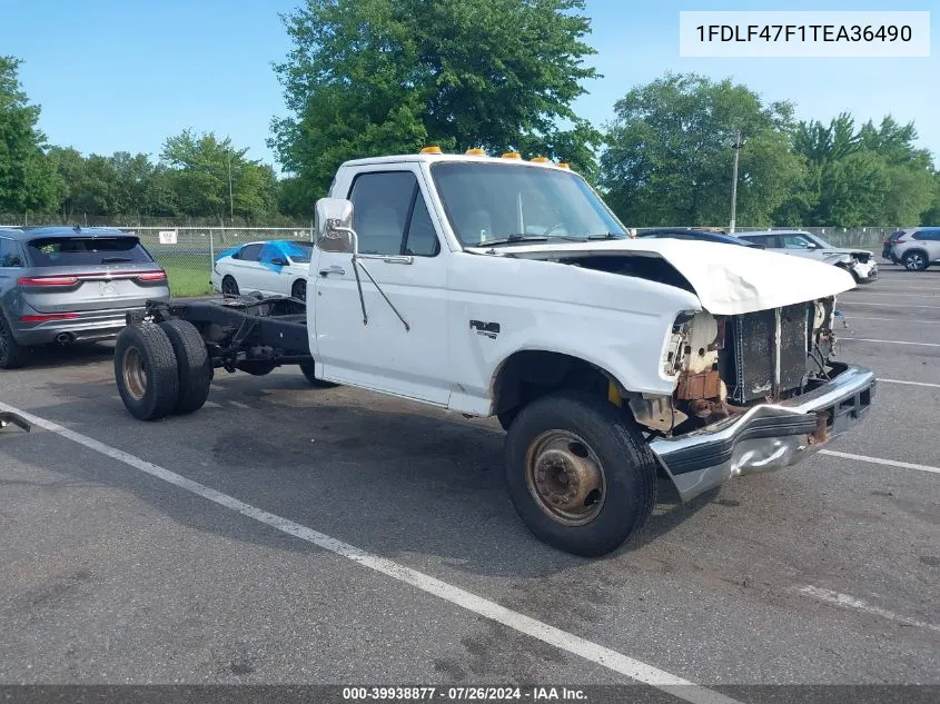 1996 Ford F Super Duty VIN: 1FDLF47F1TEA36490 Lot: 39938877