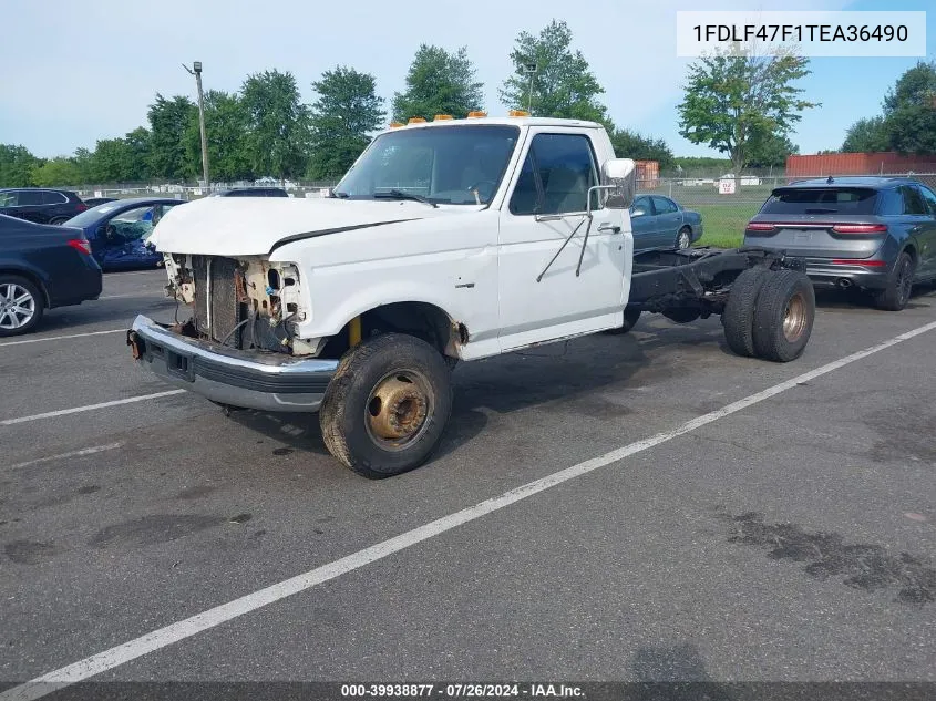 1996 Ford F Super Duty VIN: 1FDLF47F1TEA36490 Lot: 39938877