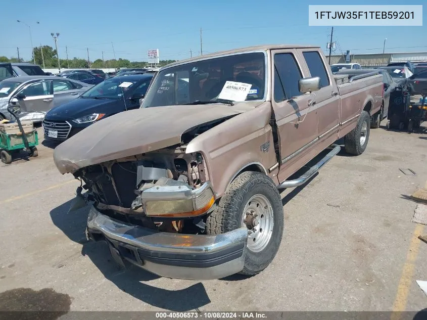 1996 Ford F350 VIN: 1FTJW35F1TEB59201 Lot: 40506573