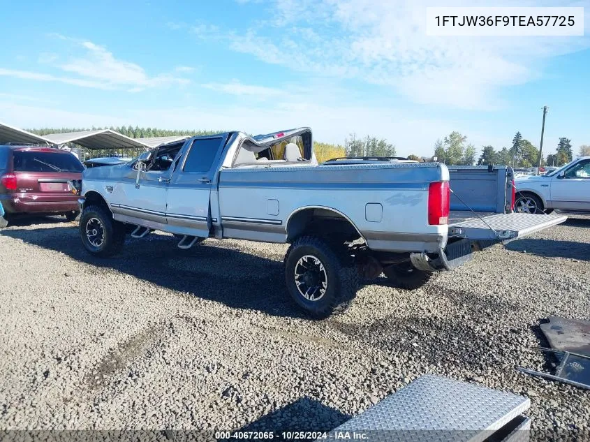 1996 Ford F350 VIN: 1FTJW36F9TEA57725 Lot: 40672065