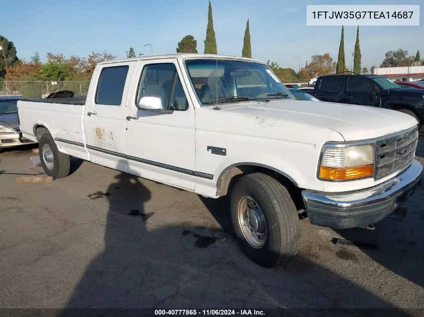 1996 Ford F350 VIN: 1FTJW35G7TEA14687 Lot: 40777865