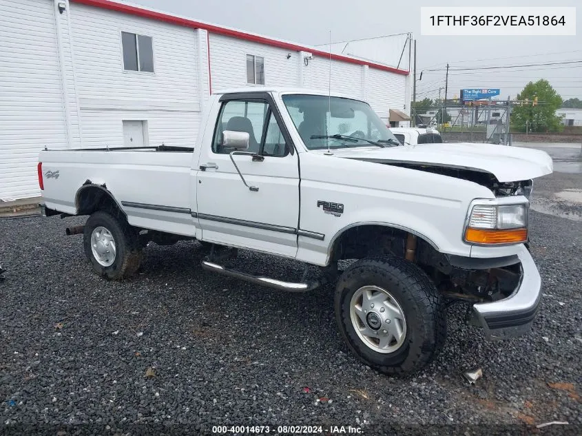 1997 Ford F-350 Xl VIN: 1FTHF36F2VEA51864 Lot: 40014673