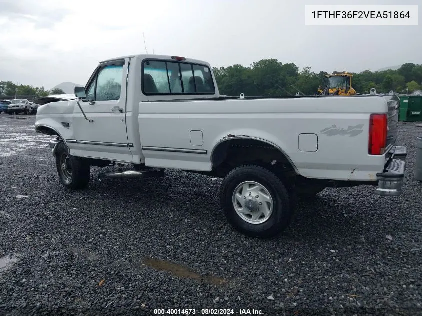 1997 Ford F-350 Xl VIN: 1FTHF36F2VEA51864 Lot: 40014673