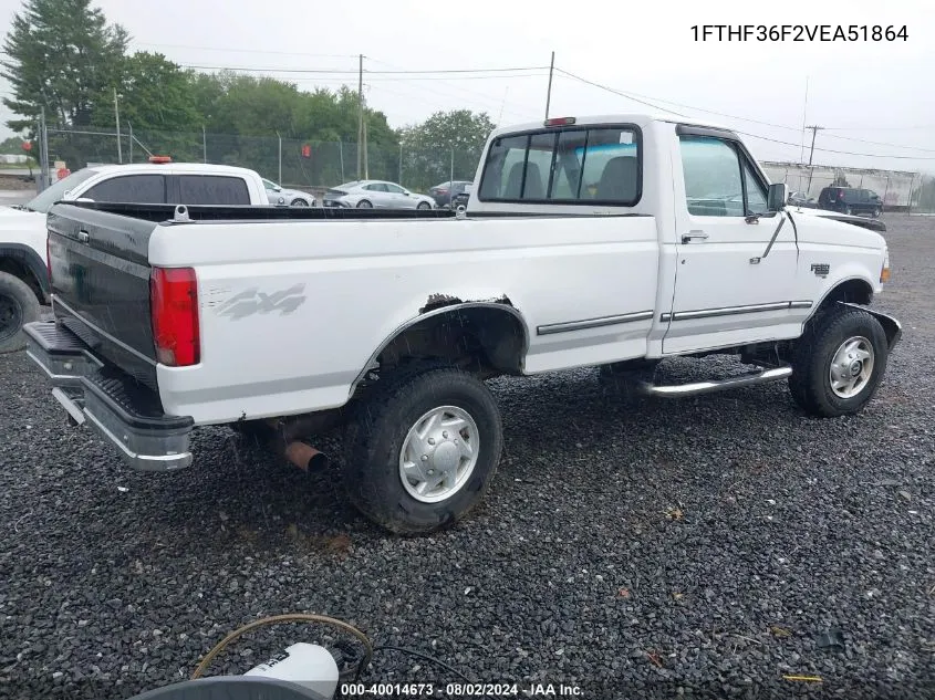 1997 Ford F-350 Xl VIN: 1FTHF36F2VEA51864 Lot: 40014673