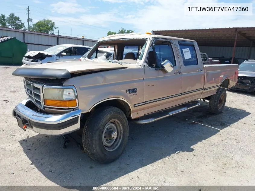 1997 Ford F-350 Xl VIN: 1FTJW36F7VEA47360 Lot: 40086584