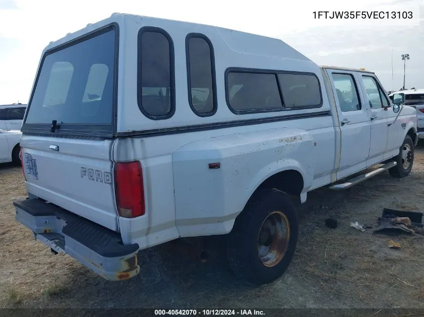 1997 Ford F350 VIN: 1FTJW35F5VEC13103 Lot: 40542070