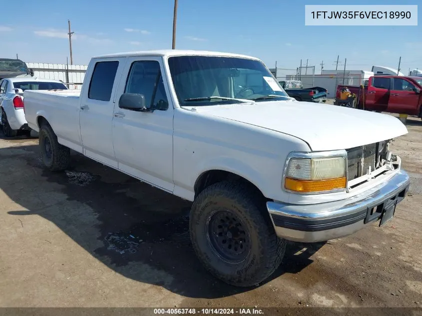 1997 Ford F-350 Xl VIN: 1FTJW35F6VEC18990 Lot: 40563748