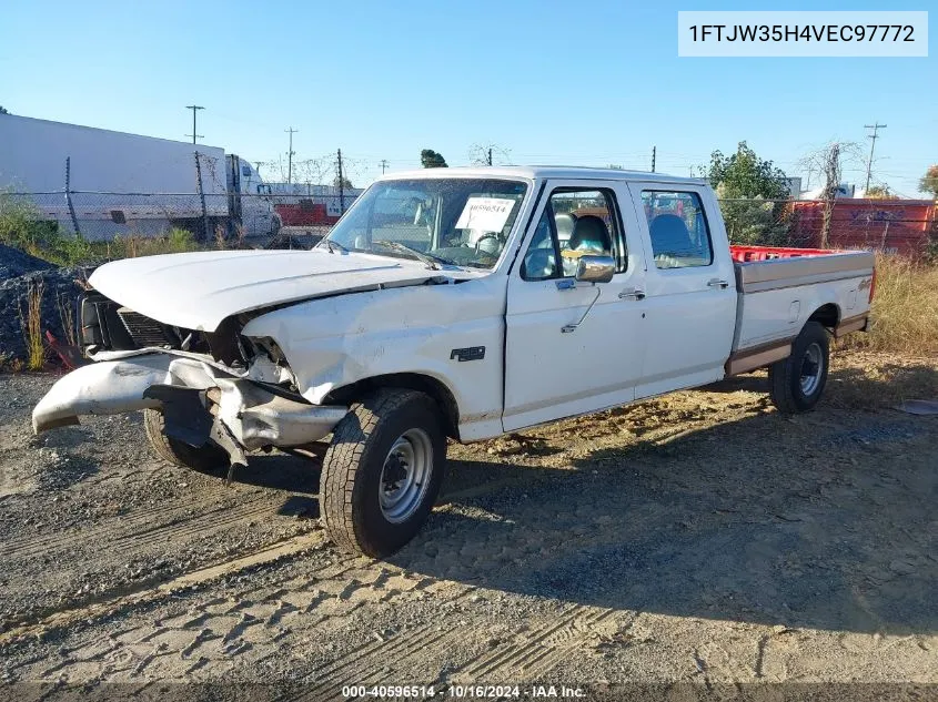 1997 Ford F-350 Xl VIN: 1FTJW35H4VEC97772 Lot: 40596514