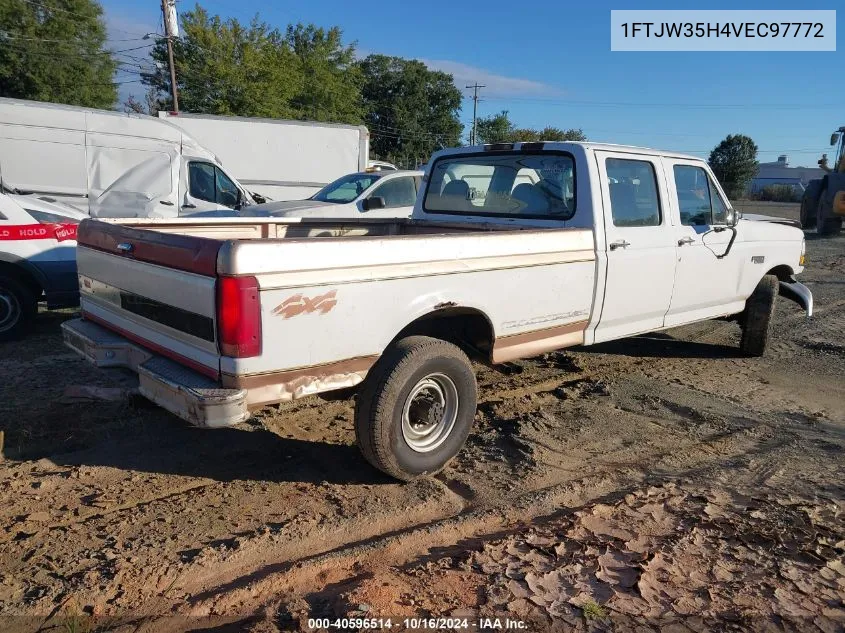 1997 Ford F-350 Xl VIN: 1FTJW35H4VEC97772 Lot: 40596514