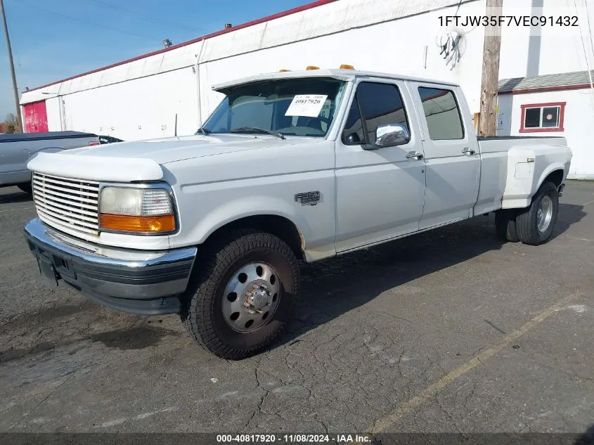 1997 Ford F-350 Xl VIN: 1FTJW35F7VEC91432 Lot: 40817920