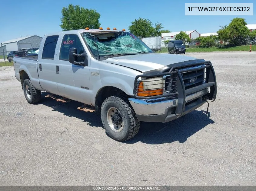 1999 Ford F-350 Lariat/Xl/Xlt VIN: 1FTWW32F6XEE05322 Lot: 39522545