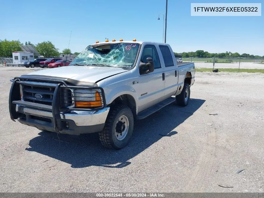 1999 Ford F-350 Lariat/Xl/Xlt VIN: 1FTWW32F6XEE05322 Lot: 39522545