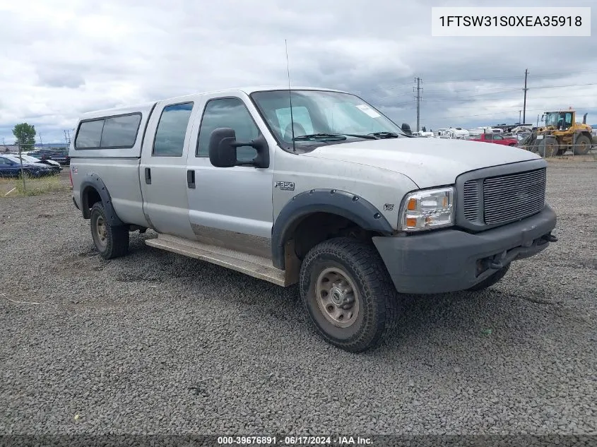 1999 Ford F-350 Lariat/Xl/Xlt VIN: 1FTSW31S0XEA35918 Lot: 39676891