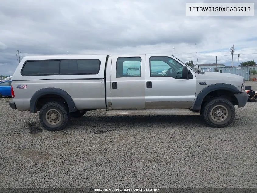 1FTSW31S0XEA35918 1999 Ford F-350 Lariat/Xl/Xlt