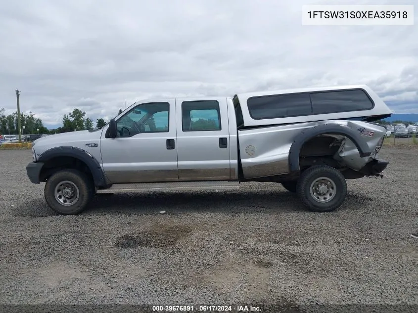 1FTSW31S0XEA35918 1999 Ford F-350 Lariat/Xl/Xlt