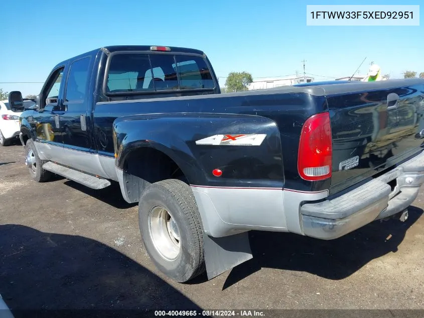 1FTWW33F5XED92951 1999 Ford F-350 Lariat/Xl/Xlt