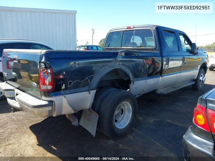 1FTWW33F5XED92951 1999 Ford F-350 Lariat/Xl/Xlt