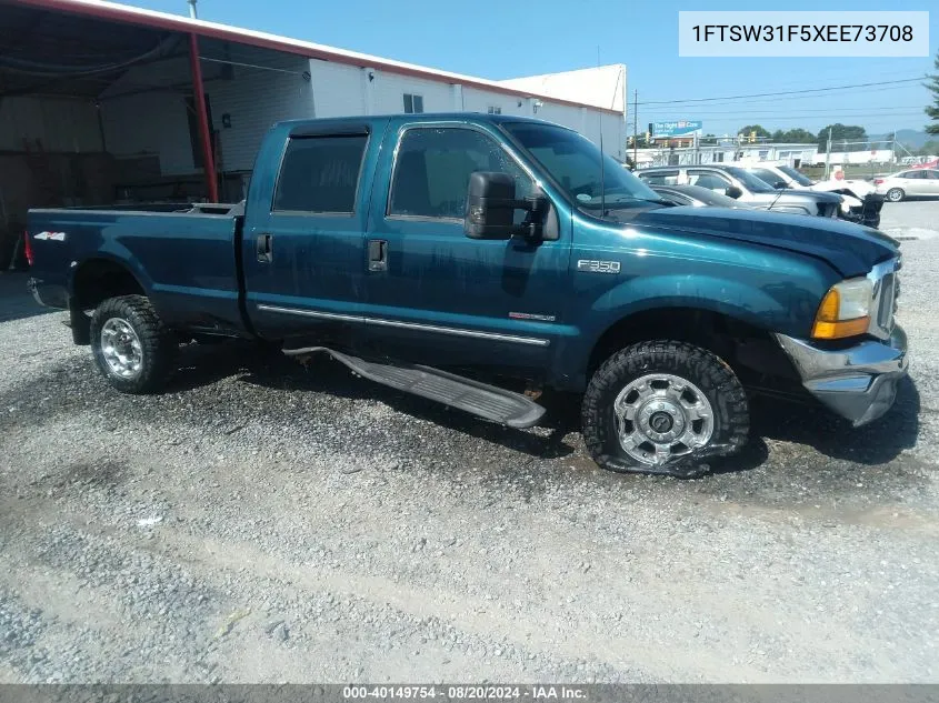 1999 Ford F-350 Lariat/Xl/Xlt VIN: 1FTSW31F5XEE73708 Lot: 40149754