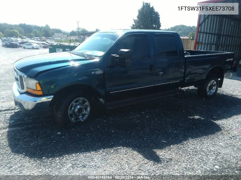 1999 Ford F-350 Lariat/Xl/Xlt VIN: 1FTSW31F5XEE73708 Lot: 40149754