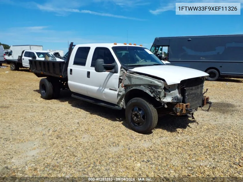 1999 Ford F-350 Lariat/Xl/Xlt VIN: 1FTWW33F9XEF11326 Lot: 40253393