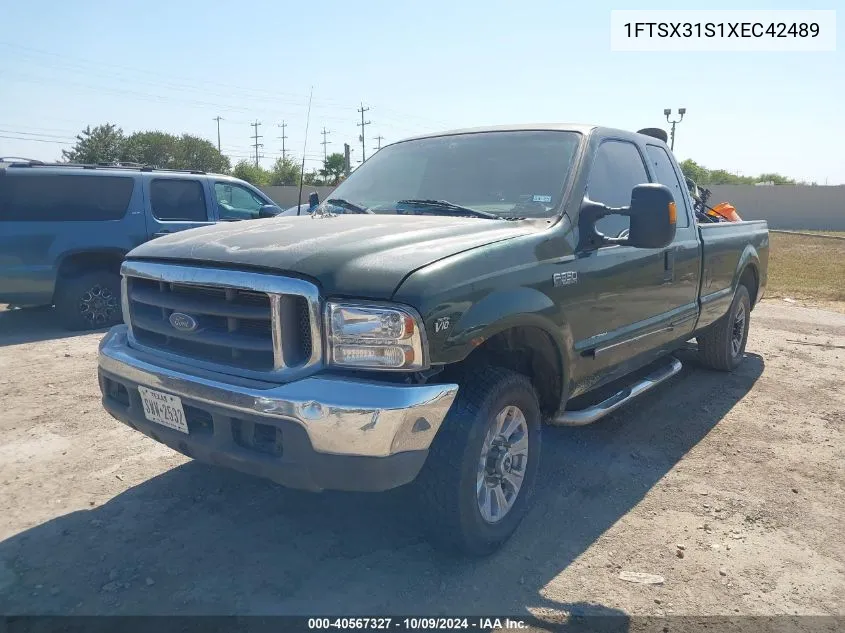 1999 Ford F-350 Lariat/Xl/Xlt VIN: 1FTSX31S1XEC42489 Lot: 40567327