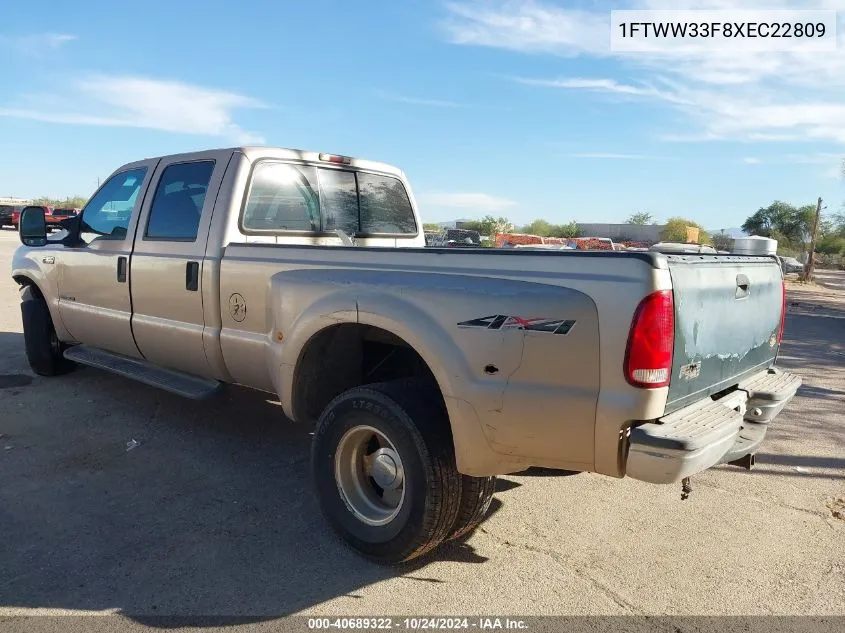 1999 Ford F-350 Lariat/Xl/Xlt VIN: 1FTWW33F8XEC22809 Lot: 40689322