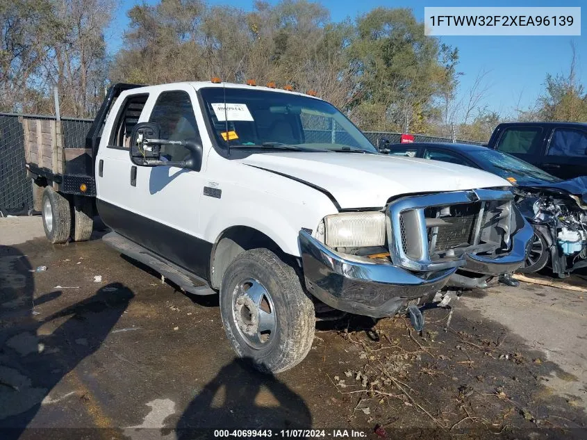 1999 Ford F-350 Lariat/Xl/Xlt VIN: 1FTWW32F2XEA96139 Lot: 40699443